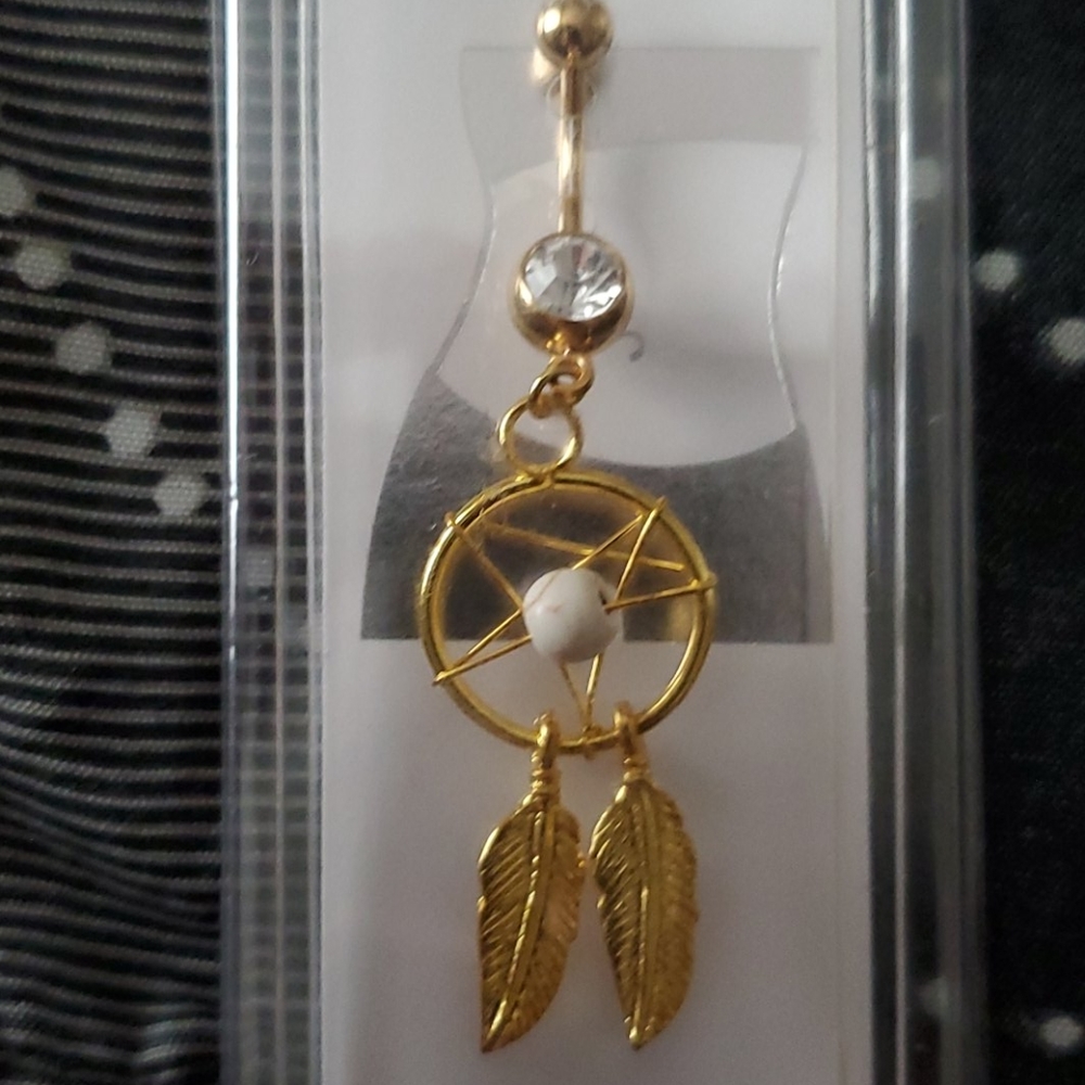 Dangle belly ring